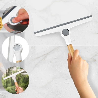 OYNAR BAŞLI CAMSİL - CAM SİLME APARATI AHŞAP SAP - PLASTİK UÇ SAP - 16.5 UÇ : 24CM