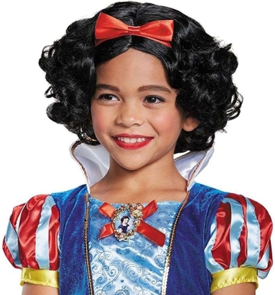 Pamuk Prenses Peruğu Kırmızı Fiyonklu