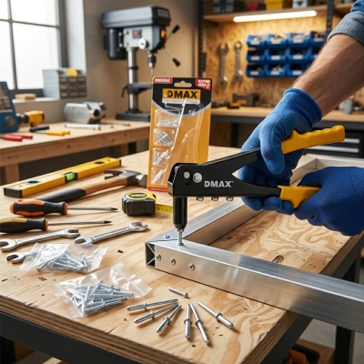 PERÇİN TABANCA MAKİNE SETİ = 4 BOY UÇ = 2.4- 3.2 - 4 - 4.8 + 4 BOY KALINLIK X 10PCS=40PCS İĞNE