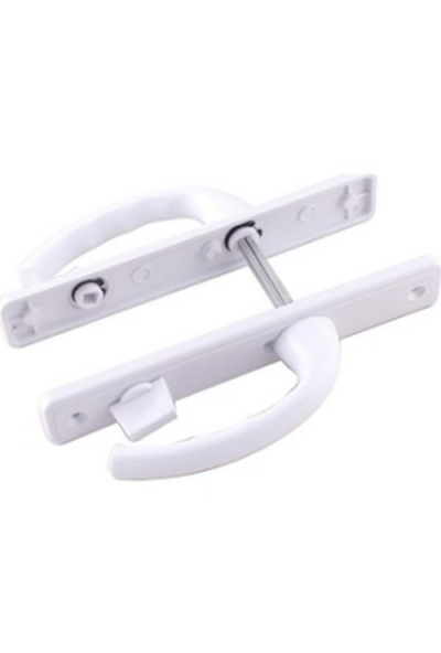 POŞETLİ BANYO-WC - KİLİTLİ BEYAZ PVC KAPI KOLU