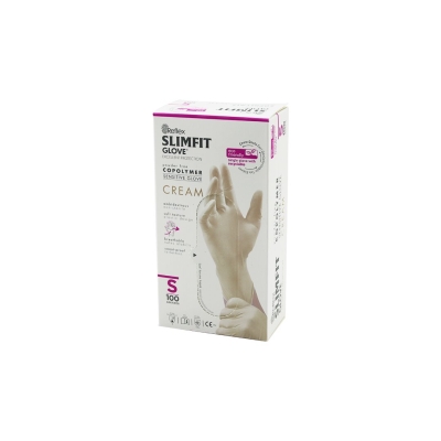 REFLEX SLİMFİT GLOVE KOD-030 S KREM PUDRASIZ MUAYENE ELDİVEN 100LÜ