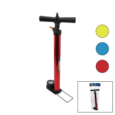 SAATLİ İRAN EL POMPASI METAL GÖVDE PLASTİK KOL - ALTLIK 55 CM TOP - BİSİKLET - MOTOR