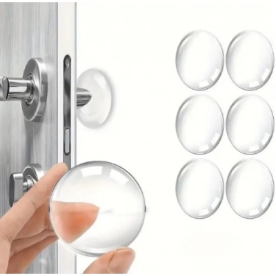 Şeffaf  Silikon Mobilya ve Kapı Durdurucu Darbe Pedi 6 lı