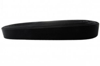SİYAH - 2CM PAÇA LASTİK YASSI GENİŞ 10MT