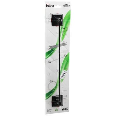 SİYAH   UZUN  METAL  HAVLULUK   YAPIŞKANLI MONTAJ BNY-705