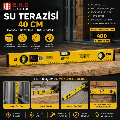 SU TERAZİSİ 40CM SARI