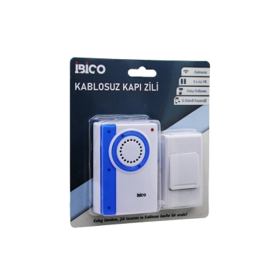WİRELES KABLOSUZ KAPI ZİLİ PİLLİ 16 FARKLI MELODİ 50MT ÇEKİM ALANI PİL = 2AA - DÜĞME = 23A
