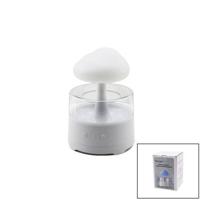 YAĞMUR BULUTU - BT SPEKAER HOPARLÖR 300ML USB ŞARJLI - RENKLİ LEDLİ IŞIK - KUMANDALI HAVA NEMLENDİRİCİ BUHAR MAKİNE - KOKU GİDERİCİ
