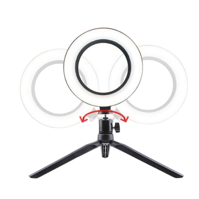 8inç 20cm Youtube Instagram Tiktok Selfie Stüdyo Video Fotoğraf Ring Light Tripod Led Halka Işık