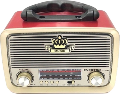 BT USB İBRELİ ŞARJLI RADYO