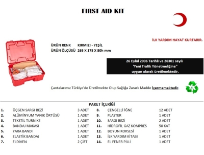 Küçük İlk Yardım Seti First Aid Kit