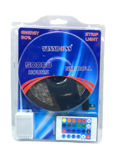 RGB 3ÇİP KUMANDALI ŞERİT LED 5MT